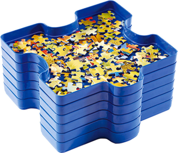 Sort and Go Jigsaw Puzzle Accessory - Sturdy and Easy to Use Plastic Puzzle  Shaped Sorting Trays for Puzzles Up to 1000 Pieces