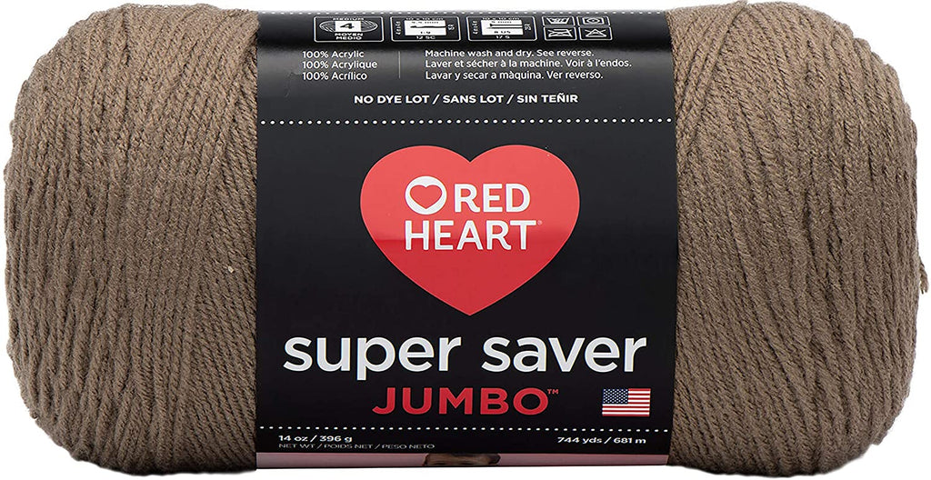 RED HEART Super Saver Jumbo Yarn, 14 Ounce, Various Colors – L & D Novelties